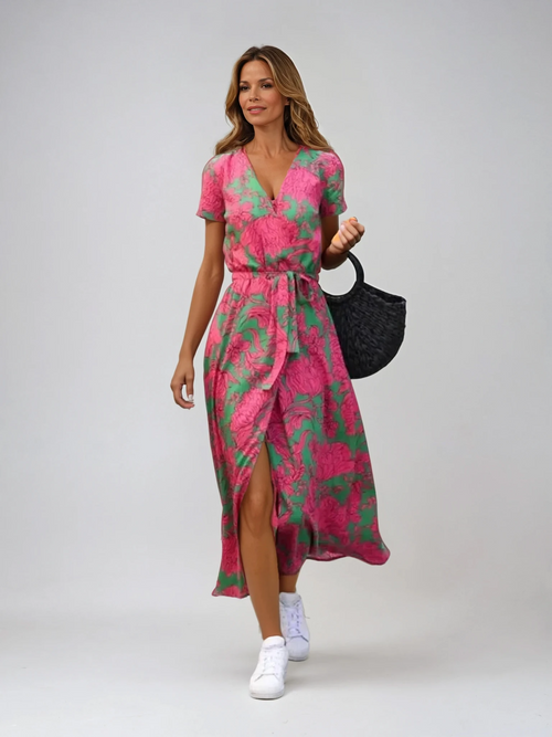 Savannah – Elegant dress with V-neck