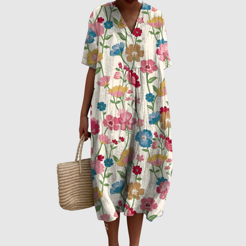 Claire - Bloomfield Garden Midi Dress