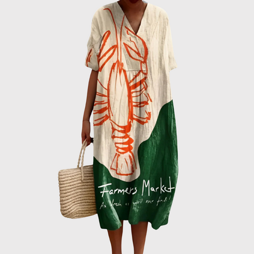 Audrey - Market Day Coastal Dress