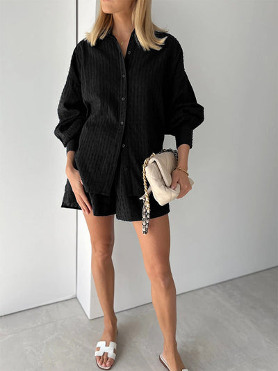 Eliza™ - Breezy Shirt and Shorts Set