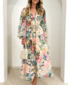 Elvera - Long Boho Style Dress
