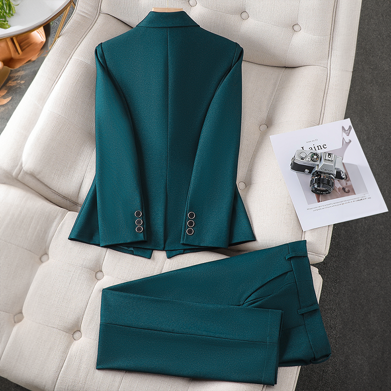 Rianne - Women’s Plain Blazer and Pants Set