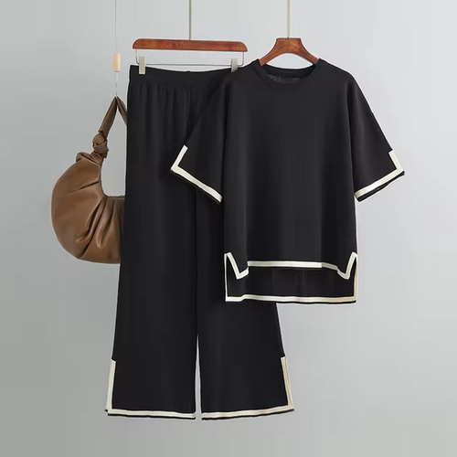 Jenna™ - Chic Contrast Trim Set