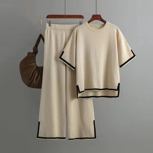 Jenna™ - Chic Contrast Trim Set