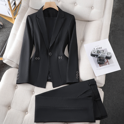 Rianne - Women’s Plain Blazer and Pants Set