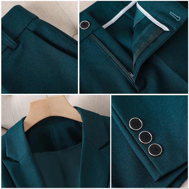 Rianne - Women’s Plain Blazer and Pants Set