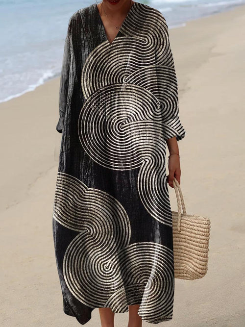 Laila - Elegan Graphic Summer Dress