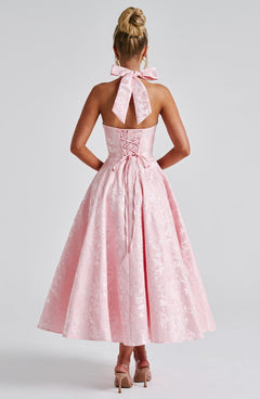 Ava - Chic V-Neck Backless Dress