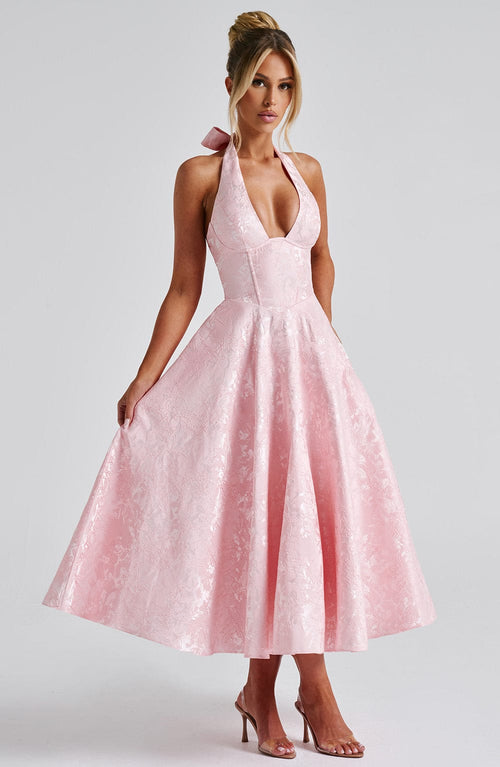 Ava - Chic V-Neck Backless Dress