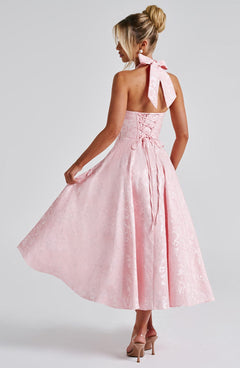 Ava - Chic V-Neck Backless Dress