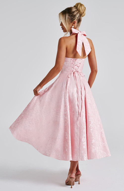 Ava - Chic V-Neck Backless Dress