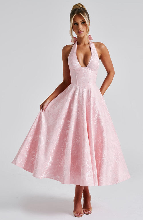 Ava - Chic V-Neck Backless Dress