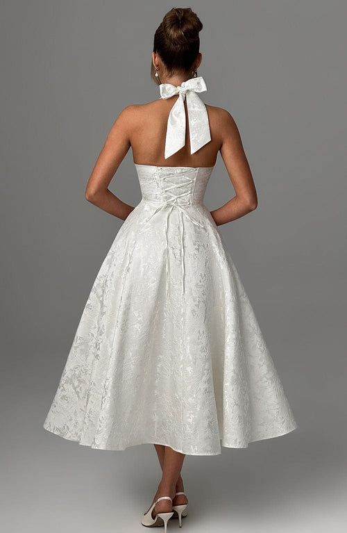 Ava - Chic V-Neck Backless Dress