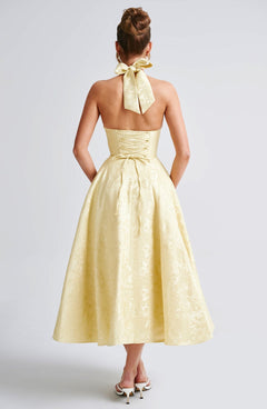 Ava - Chic V-Neck Backless Dress
