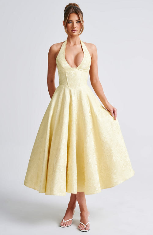 Ava - Chic V-Neck Backless Dress