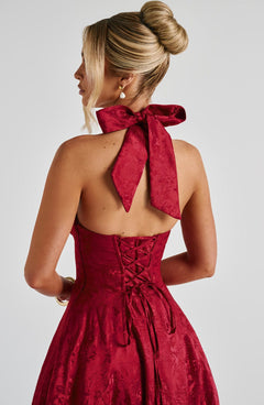 Ava - Chic V-Neck Backless Dress
