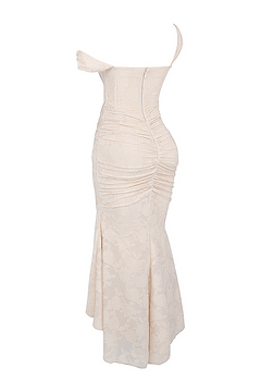 Evelyn - Elegant Slim Cut Lace Maxi Dress