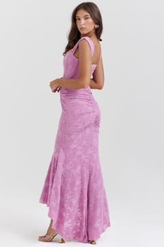 Evelyn - Elegant Slim Cut Lace Maxi Dress
