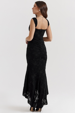 Evelyn - Elegant Slim Cut Lace Maxi Dress