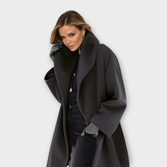 Eliza - Premium Windproof Wool Coat