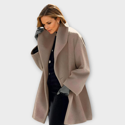 Eliza - Premium Windproof Wool Coat