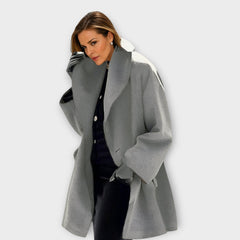 Eliza - Premium Windproof Wool Coat