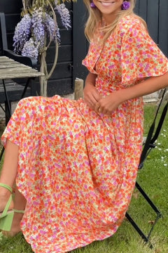 Paula – Long dress with floral print