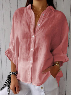 Viently™ - Casual Button-Up Top