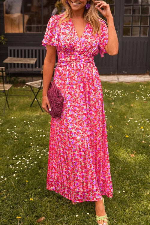 Paula – Long dress with floral print