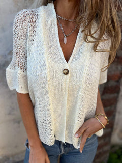 Ella™ - Elegant Textured Top