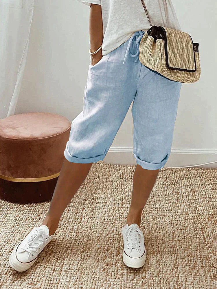 Eva™ - Cotton-Linen Women's Pants