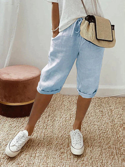Eva™ - Cotton-Linen Women's Pants