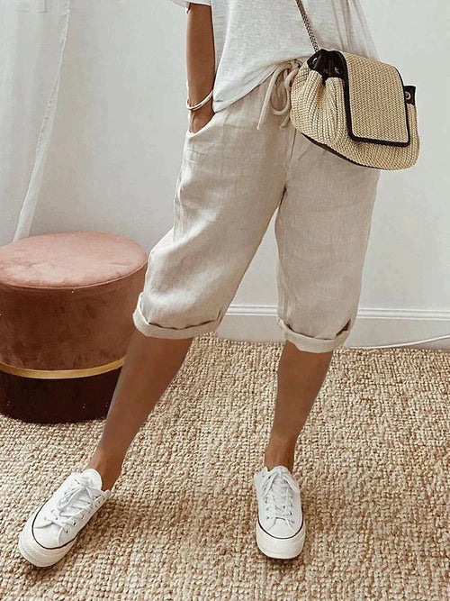 Eva™ - Cotton-Linen Women's Pants