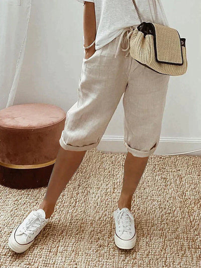 Eva™ - Cotton-Linen Women's Pants