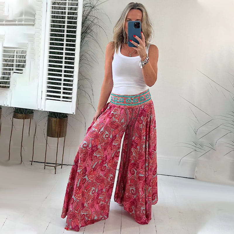 Mexy - Colorful Palazzo Pants