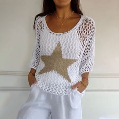 Janira™ - Starry Knit Top