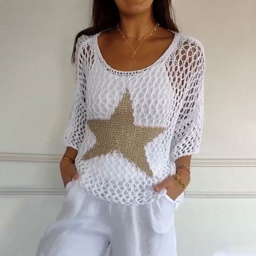 Janira™ - Starry Knit Top