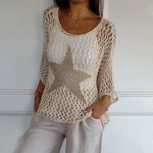 Janira™ - Starry Knit Top