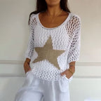 Janira™ - Starry Knit Top