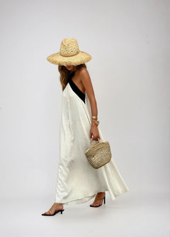 Nicola - Stylish Crossover Neckline Dress
