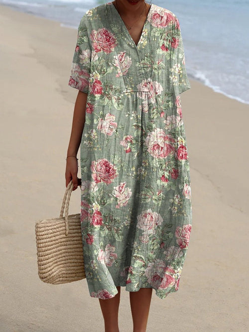 Lisanne - Vintage Flower Dress