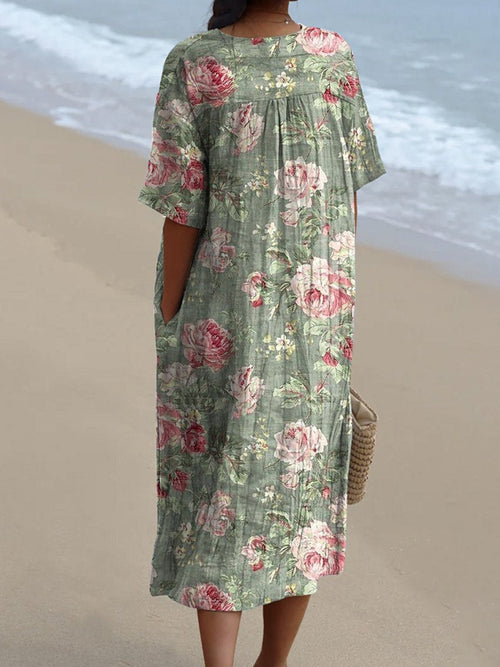 Lisanne - Vintage Flower Dress